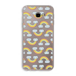 Regenboog: Samsung Galaxy J4 Plus Transparant Hoesje