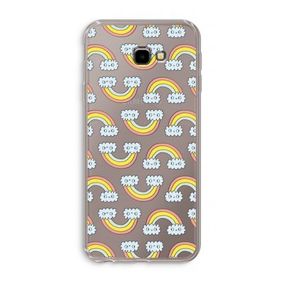 Regenboog: Samsung Galaxy J4 Plus Transparant Hoesje