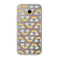 Regenboog: Samsung Galaxy J4 Plus Transparant Hoesje