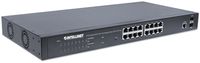 Intellinet 561341 netwerk-switch Managed L2+ Gigabit Ethernet (10/100/1000) Power over Ethernet (PoE) 1U Zwart - thumbnail