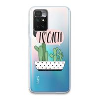 I love cacti: Xiaomi Redmi 10 Transparant Hoesje