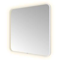 Spiegel Hotbath &MORE 80x60 cm LED-Verlichting Spiegelverwarming Vierkant Mat Wit