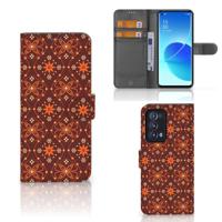 OPPO Reno 6 Pro Plus 5G | Telefoon Hoesje | Batik Brown