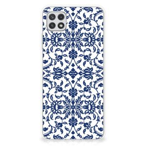 Samsung Galaxy A22 5G TPU Case Flower Blue