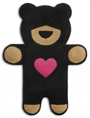Leschi Verwarmingskussen Teddy de beer - middernacht/met hart