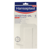 Hansaplast Pleisters sensitive 4XL 5 Stuks