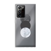 Marmeren cirkels: Samsung Galaxy Note 20 Ultra / Note 20 Ultra 5G Transparant Hoesje
