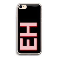 Monogram: iPhone 7 Transparant Hoesje Monogram: iPhone 7 Transparant Hoesje