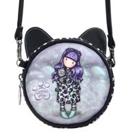 Schoudertas Gorjuss Smitten kitten Zwart Wit (13,5 x 5,5 x 13,5 cm)
