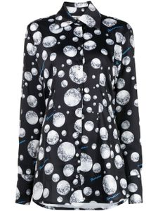 Fiorucci chemise imprimée à manches longues - Noir