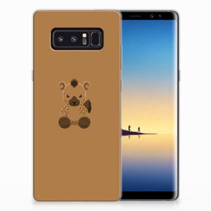 Samsung Galaxy Note 8 Telefoonhoesje met Naam Baby Hyena