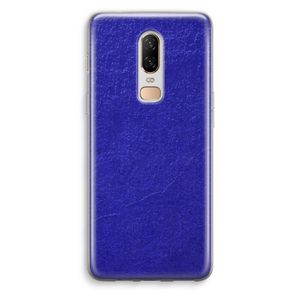 Majorelle Blue: OnePlus 6 Transparant Hoesje