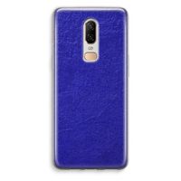 Majorelle Blue: OnePlus 6 Transparant Hoesje