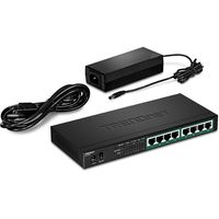 Trendnet TPE-TG83 netwerk-switch Unmanaged Gigabit Ethernet (10/100/1000) Power over Ethernet (PoE) Zwart - thumbnail
