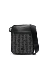 Lacoste sacoche à motif monogrammé - Noir