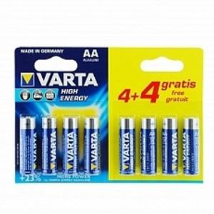 Batterij Penlite / Aa 4+4 8stuks