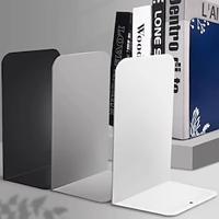 L-vormige boekensteunen bureau-organizer verdikte acryl boekensteunen desktop baffles organisator voor boeken tijdschriften zwart grijs Lightinthebox