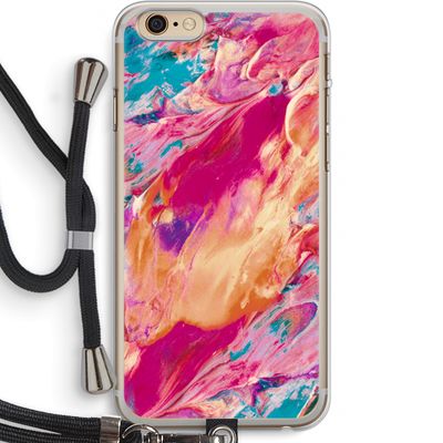 Pastel Echoes: iPhone 6 PLUS / 6S PLUS Transparant Hoesje met koord