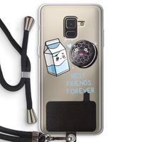 Best Friend Forever: Samsung Galaxy A8 (2018) Transparant Hoesje met koord