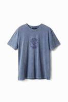 T-shirt met tribal stempel - BLUE - S - thumbnail