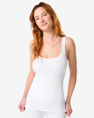 HEMA Licht corrigerend hemd naadloos katoen wit (wit)