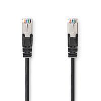 Nedis CCGL85121BK20 Cat5e-kabel Sf/utp Rj45 Male Rj45 Male 2.00 M Rond Pvc Zwart Label