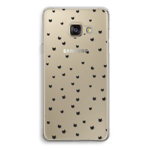 Kleine kattenkopjes: Samsung Galaxy A3 (2016) Transparant Hoesje