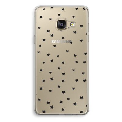 Kleine kattenkopjes: Samsung Galaxy A3 (2016) Transparant Hoesje