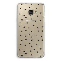 Kleine kattenkopjes: Samsung Galaxy A3 (2016) Transparant Hoesje