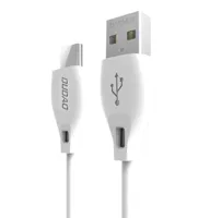 Dudao USB naar USB-C oplader - Oplaadkabel - Datakabel - 1 Meter - Wit