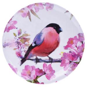 1x Borden met Goudvink vogel/dieren print melamine 27 cm