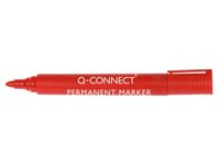 Q-CONNECT permanente marker, 2-3 mm, ronde punt, rood