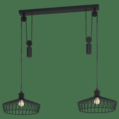 Eglo Eetkamer hanglampWinkworth met twee kappen - 43438