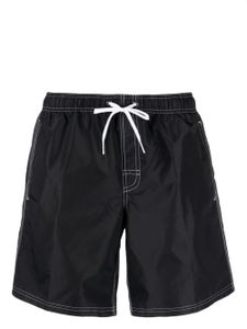 Sundek short de bain imprimé à lien de resserrage - Noir
