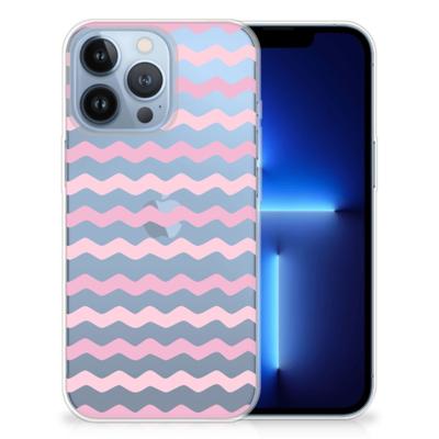 Apple iPhone 13 Pro | TPU bumper | Waves Roze