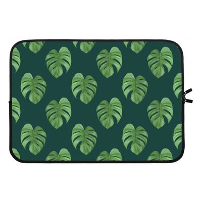 Monstera leaves: Laptop sleeve 13 inch
