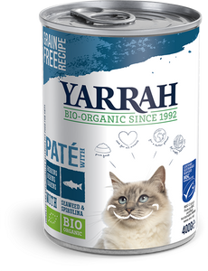 Yarrah natvoer kat blik pate bio vis 400gr