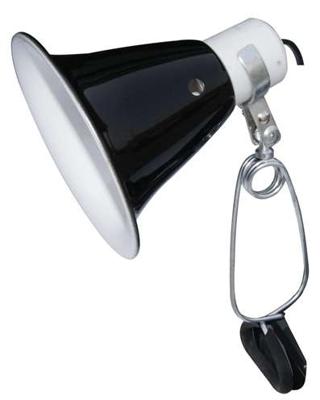 KOMODO BLACK DOME CLAMP LAMP FIXTURE