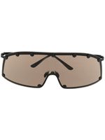 Rick Owens lunettes de soleil à monture oversize - Noir