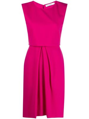 Christian Dior Pre-Owned robe sans manches à design superposé (années 2010) - Rose