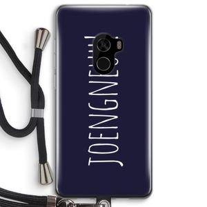 Joengneuh!: Xiaomi Mi Mix 2 Transparant Hoesje met koord