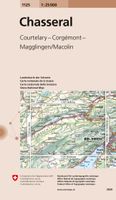 Wandelkaart - Topografische kaart 1125 Chasseral | Swisstopo - thumbnail