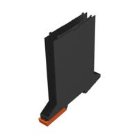 Weidmüller CH20M12 B BK/OR DIN-rail-behuizing basiselement 107.4 x 12.5 x 109.3 14 stuk(s)