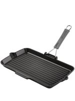 Staub grill à design rectangulaire (24 cm) - Noir