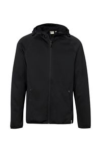 Hakro 863 Hooded tec jacket Indiana - Black - L