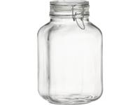 Rocco Bormioli Klempot vierkant 3,0ltr fido