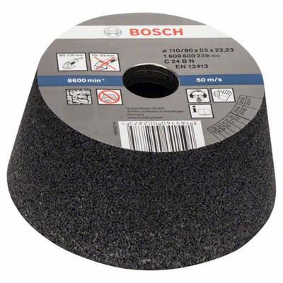 Bosch Accessories 1608600239 Schuurkom, conisch-steen/beton 90 mm, 110 mm, 55 mm, 24 Bosch Power Tools 1 stuk(s)