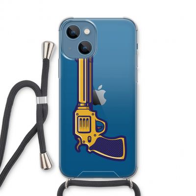 Pew Pew Pew: iPhone 13 Transparant Hoesje met koord