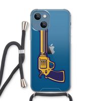 Pew Pew Pew: iPhone 13 Transparant Hoesje met koord