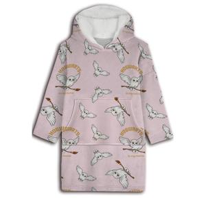 Harry Potter hoodie poncho roze maat XS - L - polyester